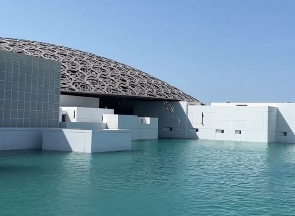 Picture of the Louvre Abu Dhabi.