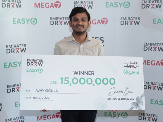 Indian expat wins 15 million dirhams at the Big Ticket