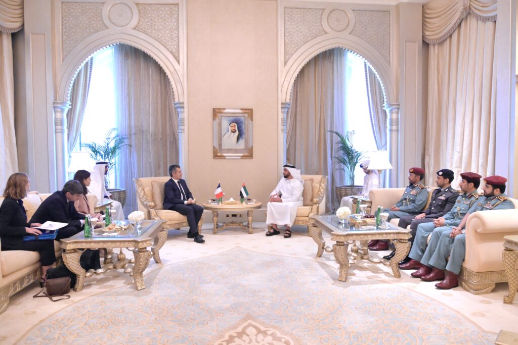 Saïf bin Zayed Meets French Minister of the Interior: Strengthening International Security Cooperation